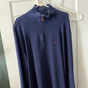Polo by Ralph Lauren XL Blue 1/4 Zip Sweater